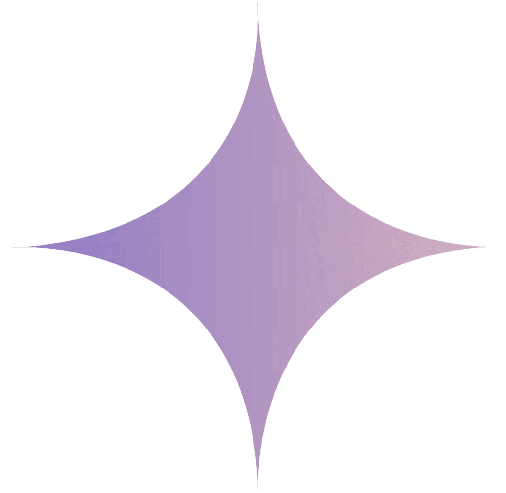 Purple gradient star icon