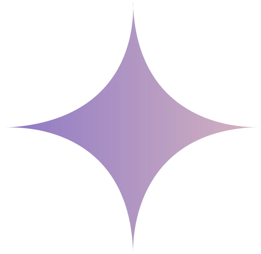 Purple gradient star icon