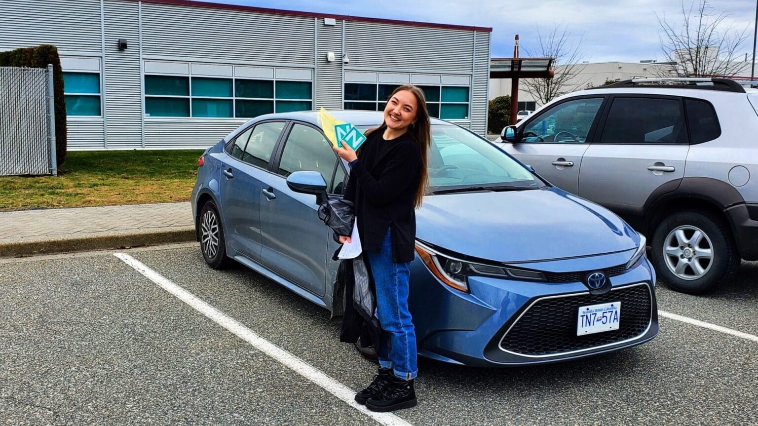 Student passed ICBC test with Right of Way Driving School in Chilliwack