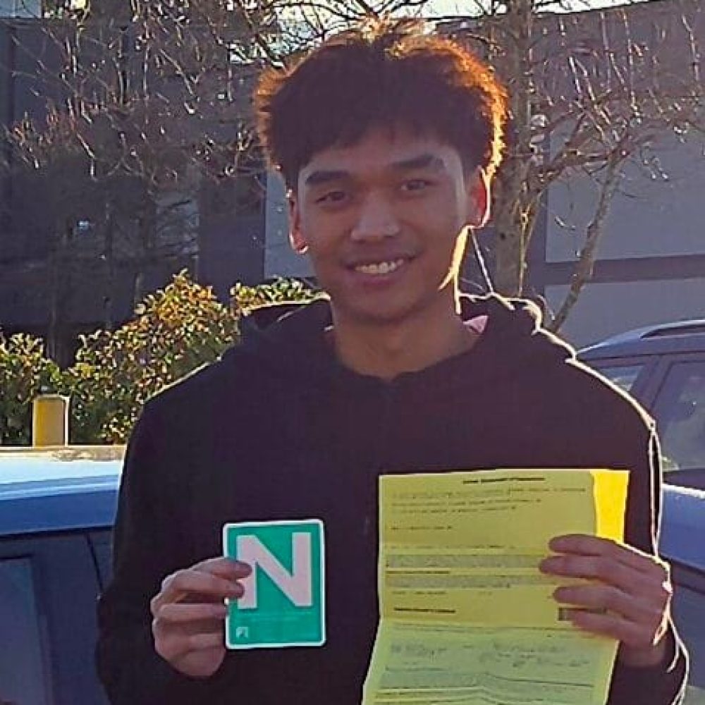 New N driver after passing exam – Driving School Chilliwack