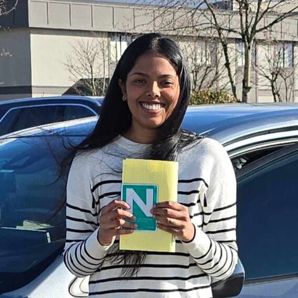 Successful road test graduate in Chilliwack – Driving School student